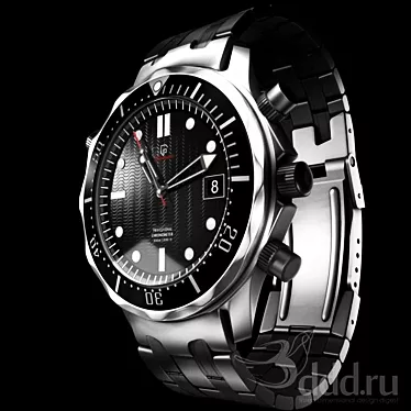 Elegant Timepiece: Montre 3D model image 1 