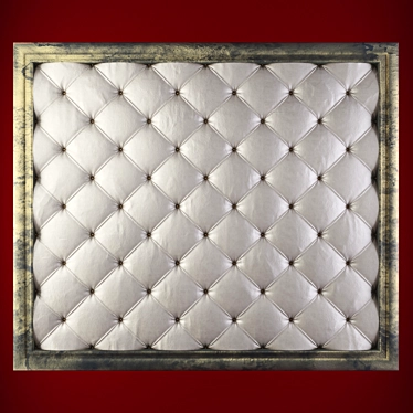 Luxury Leather Wall & Ceiling Upholstery 3D model image 1 