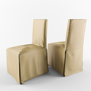 Silk Chair Cover 3D model image 1 