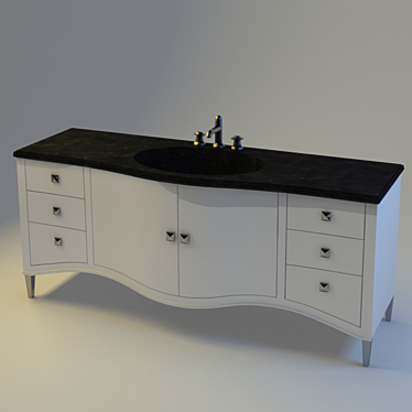 Elegant Home Furnishings 3D model image 1 