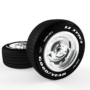 3D Max Car Wheel 3D model image 1 