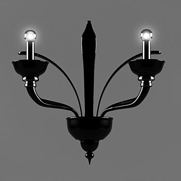 Modern Wall Light 3D model image 1 