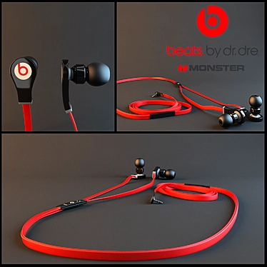 Beats ControlTalk Headphones 3D model image 1 