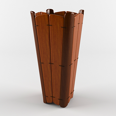 Elevated Greenery: Tall Planter Box 3D model image 1 