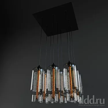 Pharos Effervescent Pack - Modern Chandelier Set 3D model image 1 