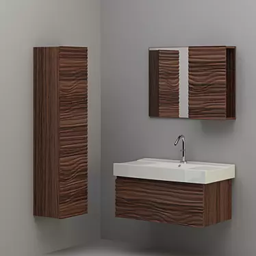 Cobe Bathroom Furniture Set 3D model image 1 