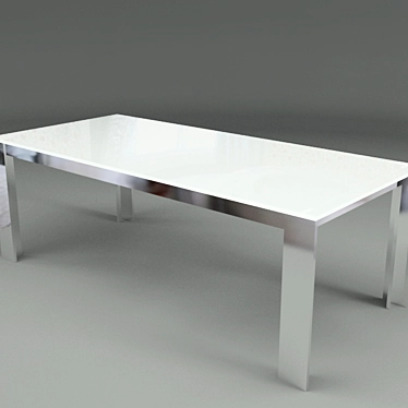 Bonaldo Kudo Extendable Dining Table 3D model image 1 