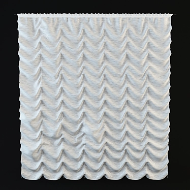 Elegant Romanesque Window Shades 3D model image 1 