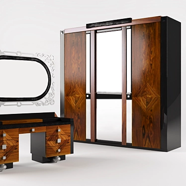 Modern TreCi Furniture | Fancy Palissandro 3D model image 1 