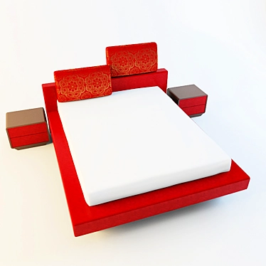 Vist Tiffany Bed Set 3D model image 1 