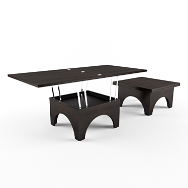 Folding Table: New York Style 3D model image 1 