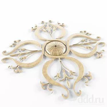 Elegant Art Sculpture Decor 3D model image 1 