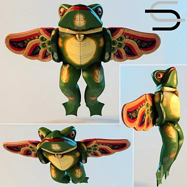 Skybound Leap: The Soaring Amphibian 3D model image 1 