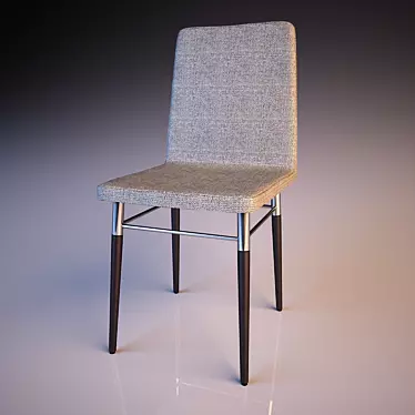 Stylish Preben Chair - 45cm Width, 51cm Depth, 90cm Height 3D model image 1 