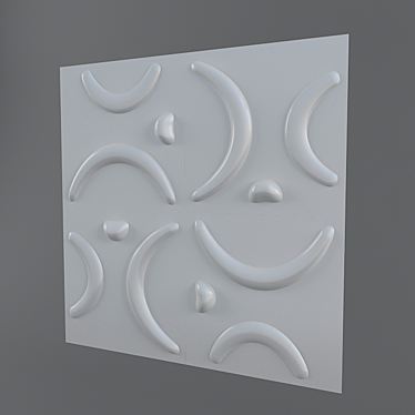 3D Decorative Panel - 30x30 cm 3D model image 1 