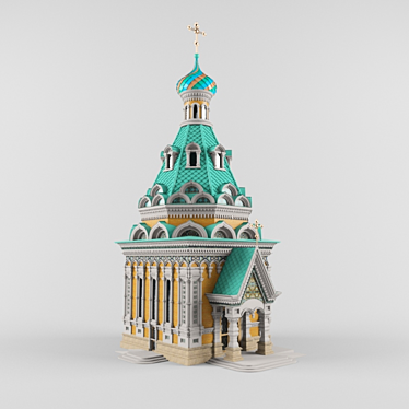 Sacred Sanctuary: Orthodox Chapel 3D model image 1 