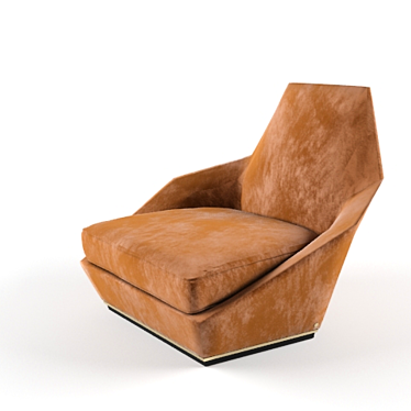 Luxury Lounge Chair: Modern Elegance 3D model image 1 