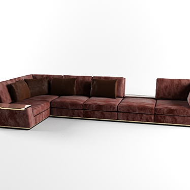 Luxury Nobu Sofa 3D model image 1 