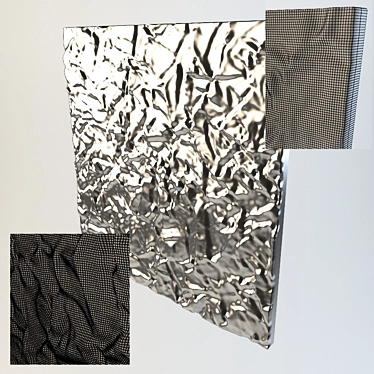 3D Panel Riscle: Innovative Wall Covering 3D model image 1 