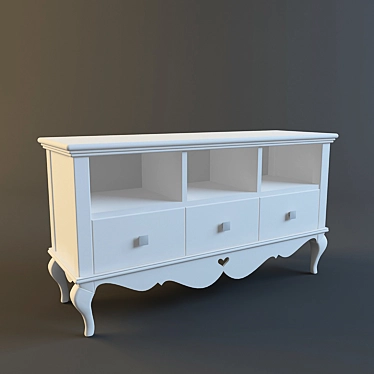 Elegant Chaswood Console: Modern & Spacious 3D model image 1 