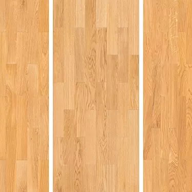 Versatile Oak Parquet: 3 Textures 3D model image 1 