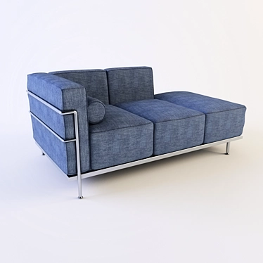 Modern Le Corbusier Style Couch 3D model image 1 