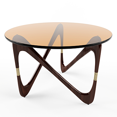 Sleek Designer Table 3D model image 1 