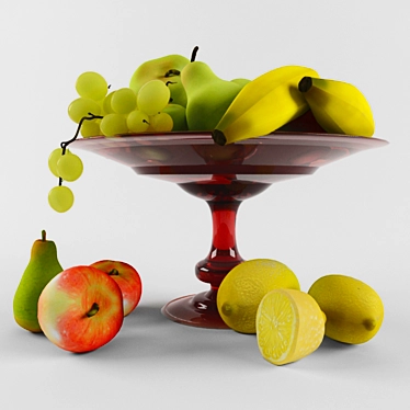 Fruit Medley Bowl 3D model image 1 