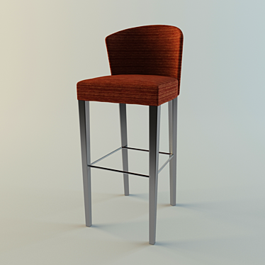 Elevate Your Space: Bar Stool 3D model image 1 