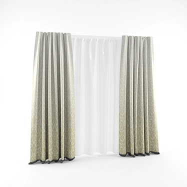 Direct Curtains - Quality and Style for Your Home! 3D model image 1 