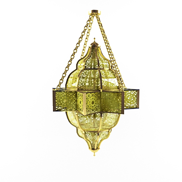 Moroccan Chandelier 3D model image 1 