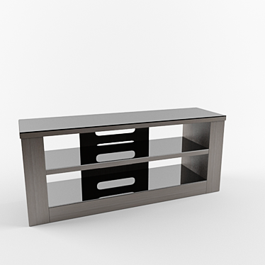 Sleek TV Stand 3D model image 1 