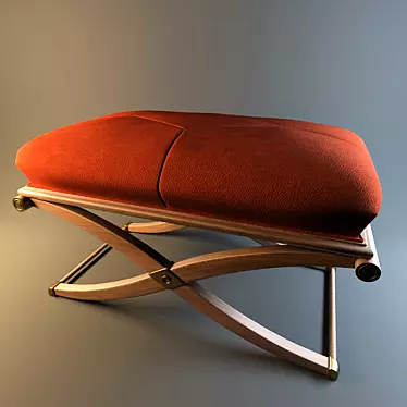 Comfortable Ottoman: Stylish and Versatile 3D model image 1 