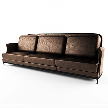 Art Deco Style Sofa 3D model image 1 