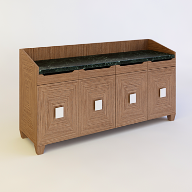 Interna Collection Colombo Chest of Drawers 3D model image 1 