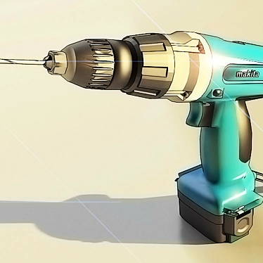 Makita Cordless Screwdriver: Power in Your Hands 3D model image 1 