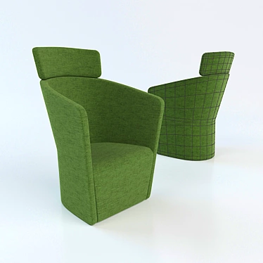 Comfort Lounge Chair 3D model image 1 