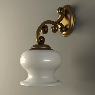 Classic Style Wall Lamp 3D model image 1 