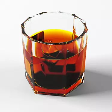 Chilled Alcohol Glass 3D model image 1 