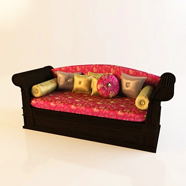 Comfort Plus Sofa 3D model image 1 
