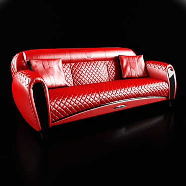 Carbon Imola Sofa: Modern Luxury 3D model image 1 