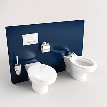 CleanBum Bidet Toilet Seat 3D model image 1 