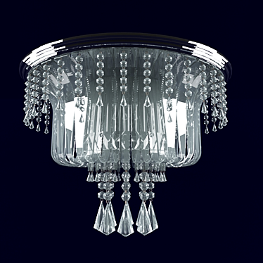 Crystal Chandelier: Elegant Lighting 3D model image 1 