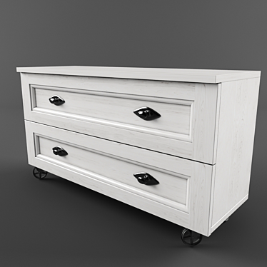 Chest of drawers on wheels