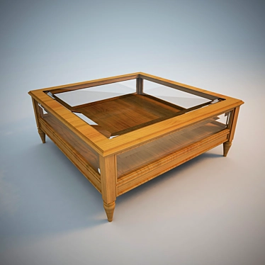 Classic Style Coffee Table 3D model image 1 