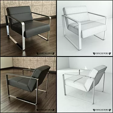Elegant Modern Chair: Detailed 3D Model 3D model image 1 