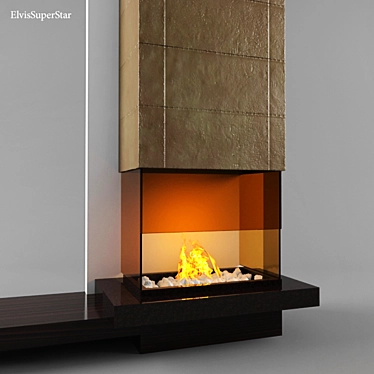 Modern Fire for Cozy Evenings 3D model image 1 