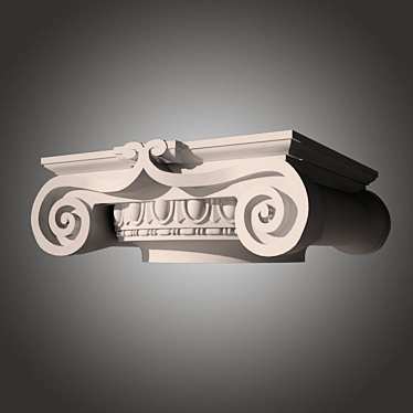  Elegance of Ionic Capitals 3D model image 1 