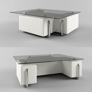Modern Chic Coffee Table 3D model image 1 