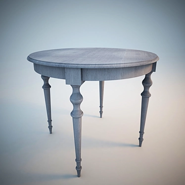 Classic Style Dining Table 3D model image 1 